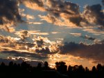 Abendhimmel am Uluru